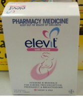 Elevit爱乐维孕妇营养片/孕妇维生素 叶酸片